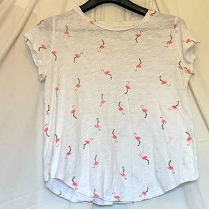 Loft Flamingo T-shirt. Size M
